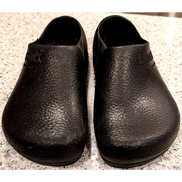 Birkenstock Profi Birki Size 41 Black Clogs Wms 10 Men 8 US Professional Comfort - Picture 3 of 9